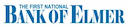 First National Bank of Elmer bank logo