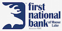 First National Bank of Moose Lake bank logo