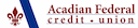 Acadian Federal Credit Union bank logo