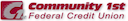 Community 1st Federal Credit Union bank logo