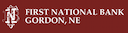 First National Bank of Gordon bank logo