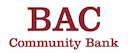 BAC Community Bank bank logo