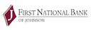 First National Bank of Johnson bank logo