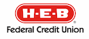 H E B Federal Credit Union bank logo