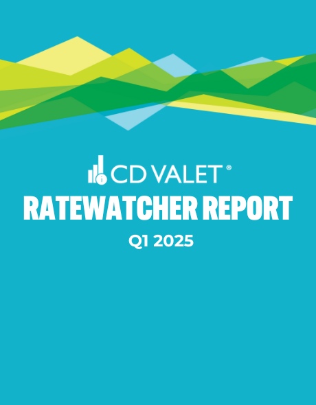 CD Valet Q1 Ratewatcher Report: Rates Continue to Increase Despite Fed Rate Changes